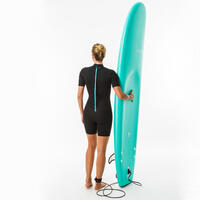 Neopreno Surf Corto Mujer Olaian 100 Negro 1,5 mm.