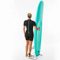 Women's Surfing Shorty Wetsuit 100 Neoprene 1,5 mm Black