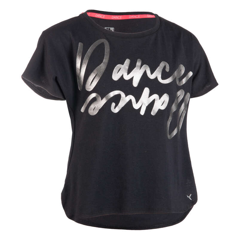 GIRL DANCE APPAREL Street Dance and Urban Dance - Girls' Modern Dance T-Shirt DOMYOS - Sports