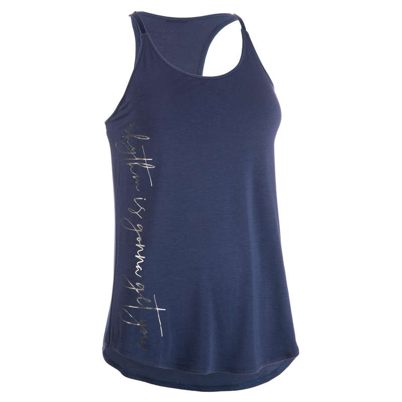 WOMEN MODERN JAZZ DANCE APPAREL, TOEPADS Street Dance and Urban Dance - Women's Modern Dance Tank Top DOMYOS - Sports