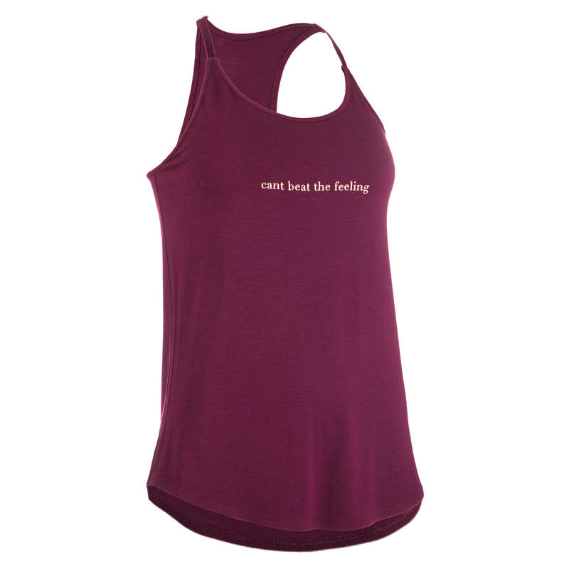 WOMEN MODERN JAZZ DANCE APPAREL, TOEPADS Street Dance and Urban Dance - Women's Modern Dance Tank Top DOMYOS - Sports