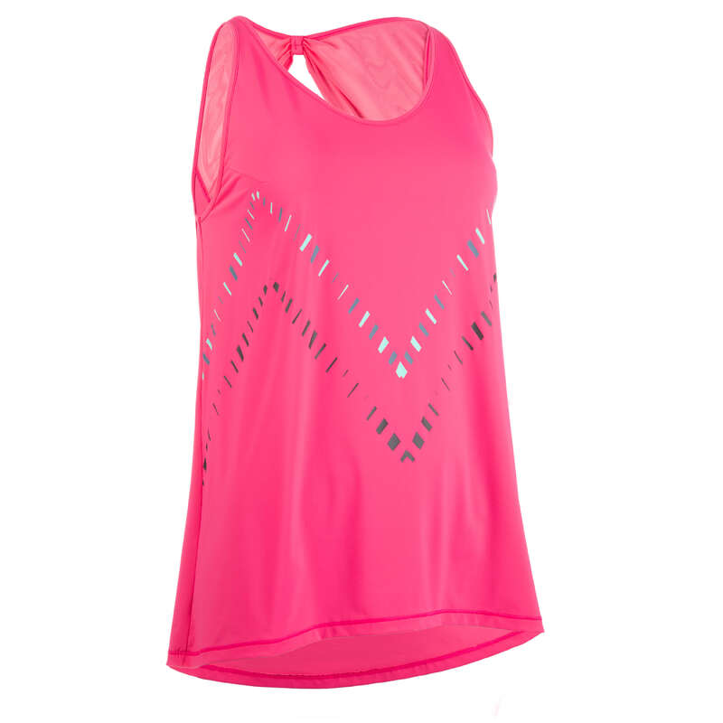 FITNESS DANCE WOMEN APPAREL Street Dance and Urban Dance - Women's Fitness Dance Tank Top DOMYOS - Sports