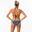 Braguita bikini Mujer lazos azul tropical