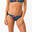 Braguita bikini Mujer lazos verde estampado