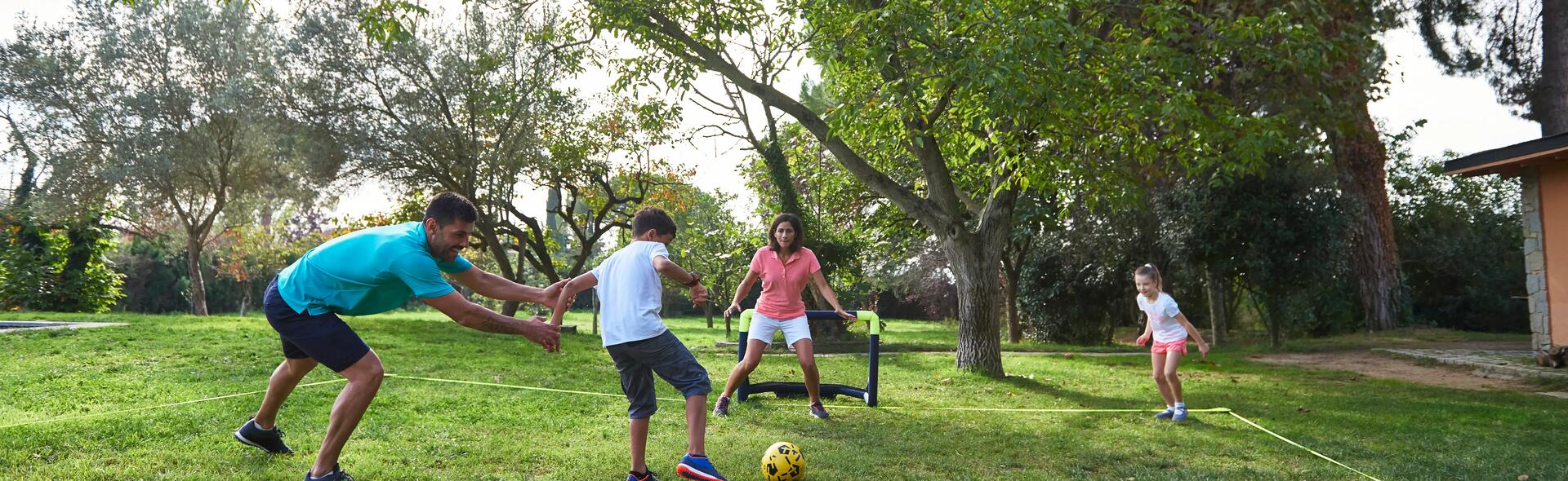 Football at home for children 