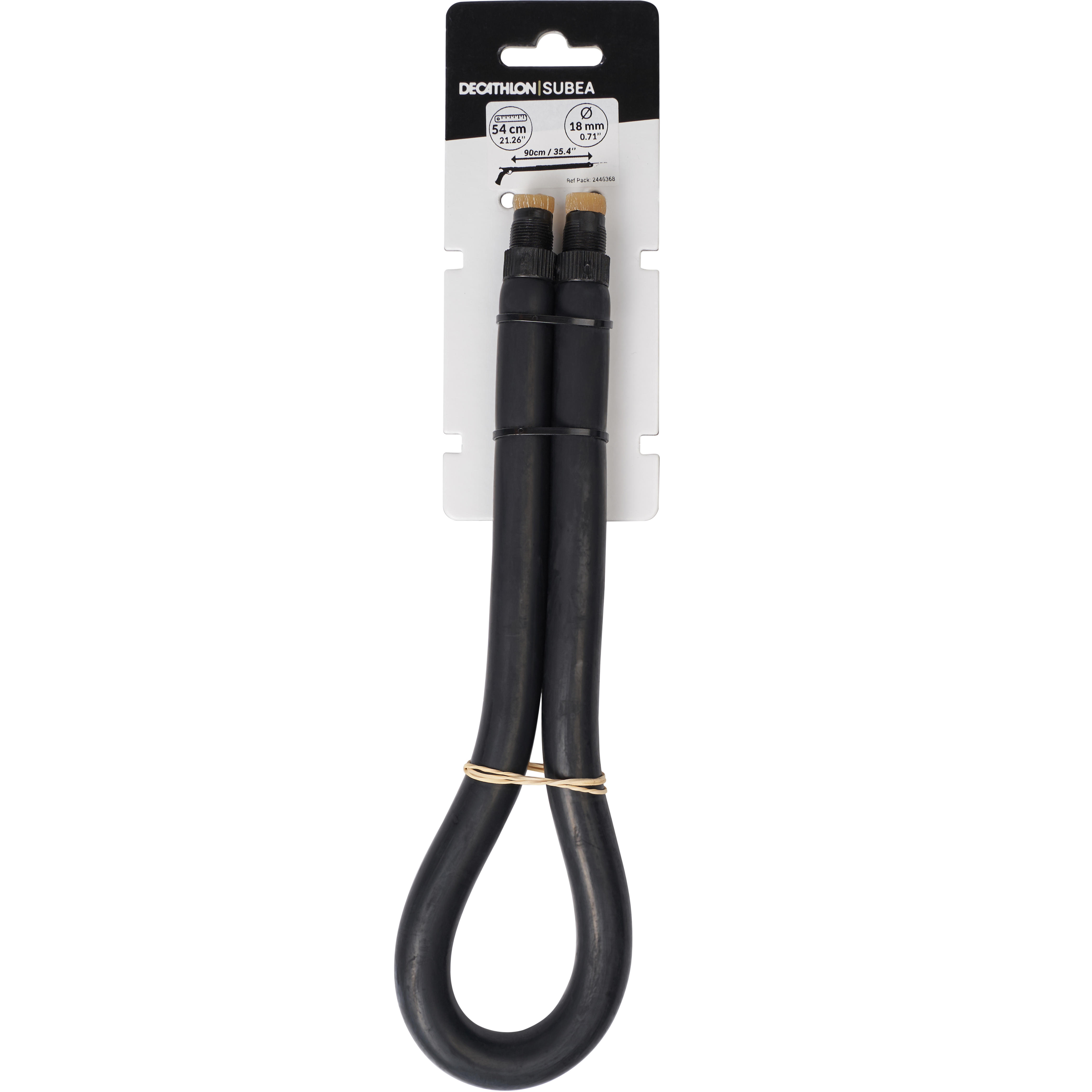 DECATHLON Spojená upínacia guma 18 mm SPF 54 cm na harpúnu 90 cm na podmorský rybolov bez · záber 5
