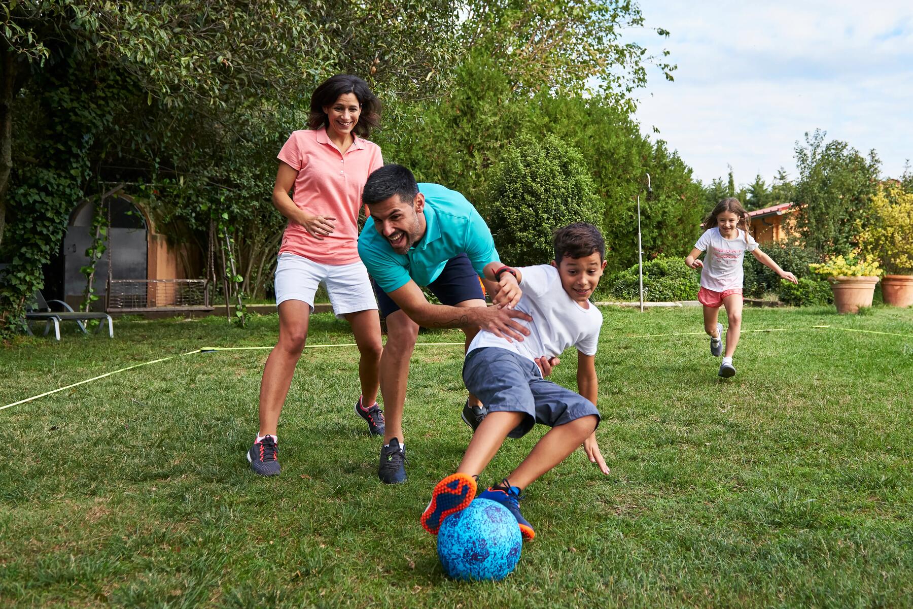 idées de jeux foot pour le jardin  