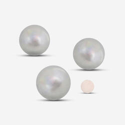 Jeu de 3 boules de pétanque 100 loisir striées