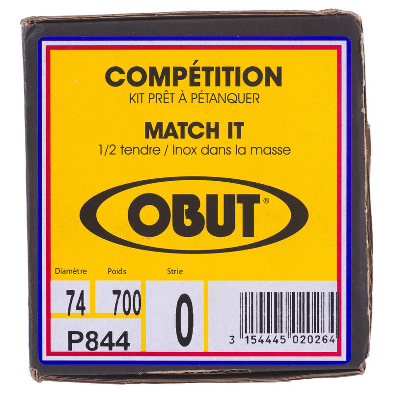 Pétanque golyók Obut Match IT, mérkőzéshez, 3 db 