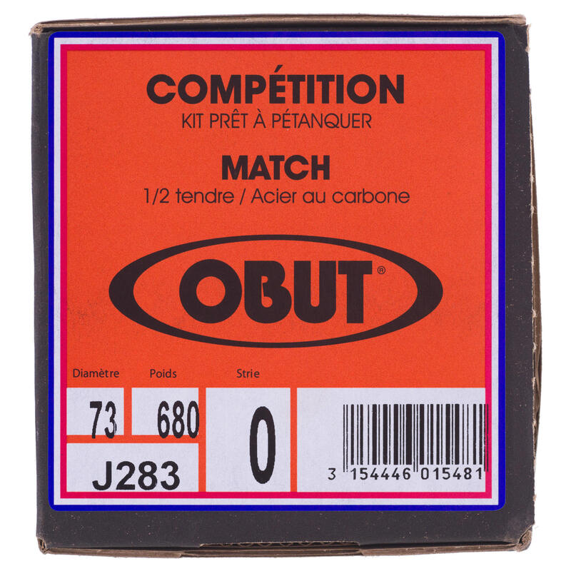 BOLAS DE PETANCA DE COMPETICIÓN OBUT MATCH