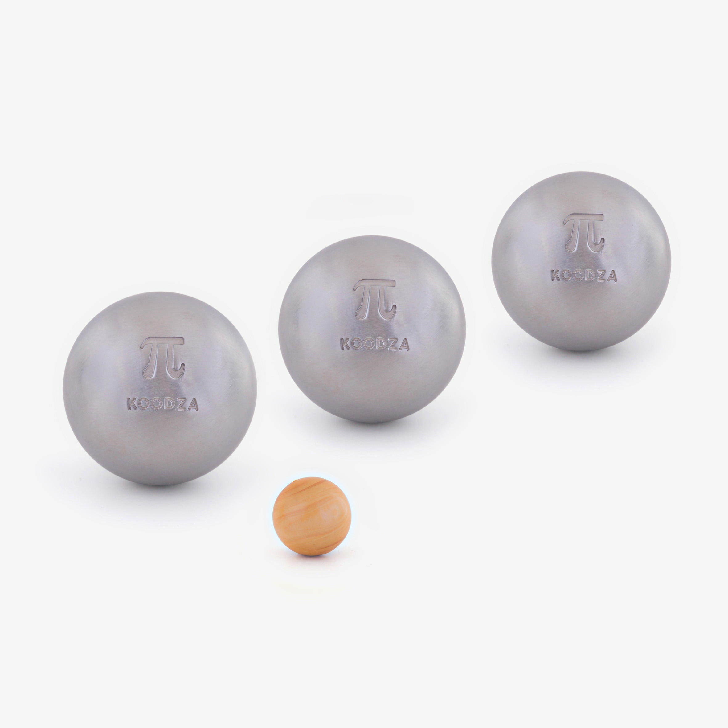 3 Semi-Soft Stainless Steel Competition Petanque Boules 2/3