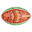 Ballon de beach rugby R100 taille 4 Maori rouge et vert