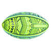 Beach Rugby Ball R100 Midi Maori Size 1 - Yellow/Green