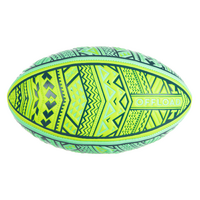 Ballon de beach rugby taille 1 - R100 Midi Maori jaune vert