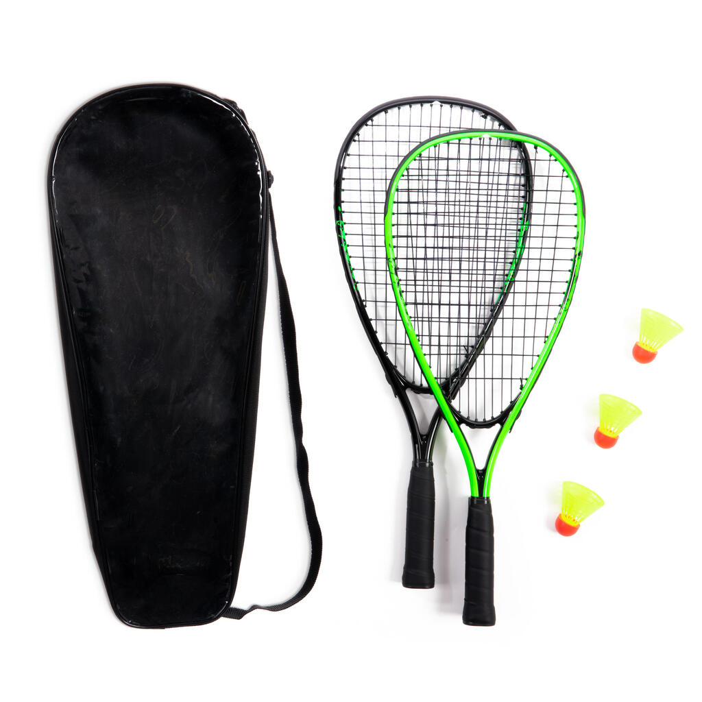 Komplet za brzi badminton s 2 reketa i 3 loptice 