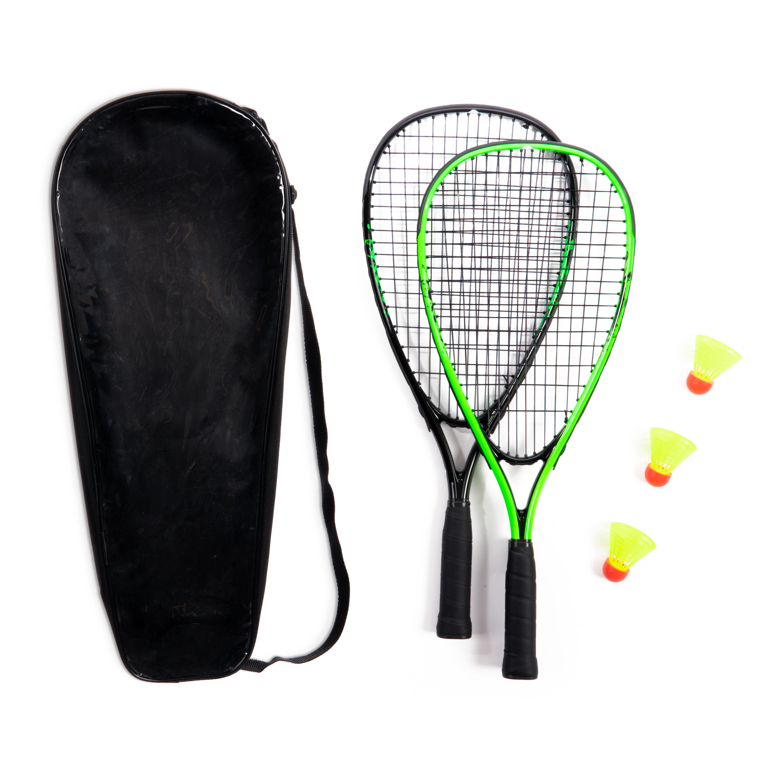 Speed Badminton Set with 2 Rackets and 3 Shuttles 2/4