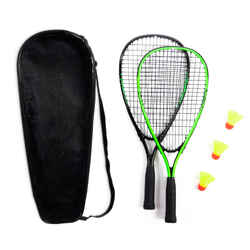 Speed Badminton Set with 2 Rackets and 3 Shuttles