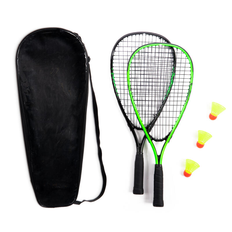 SET SPEED BADMINTON 2 raquettes et 3 volants