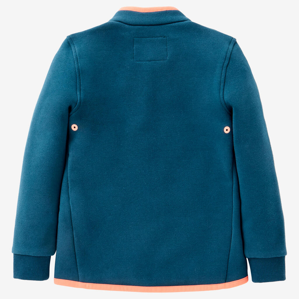 Girls' and Boys' Baby Gym Jacket 500 - Turquoise