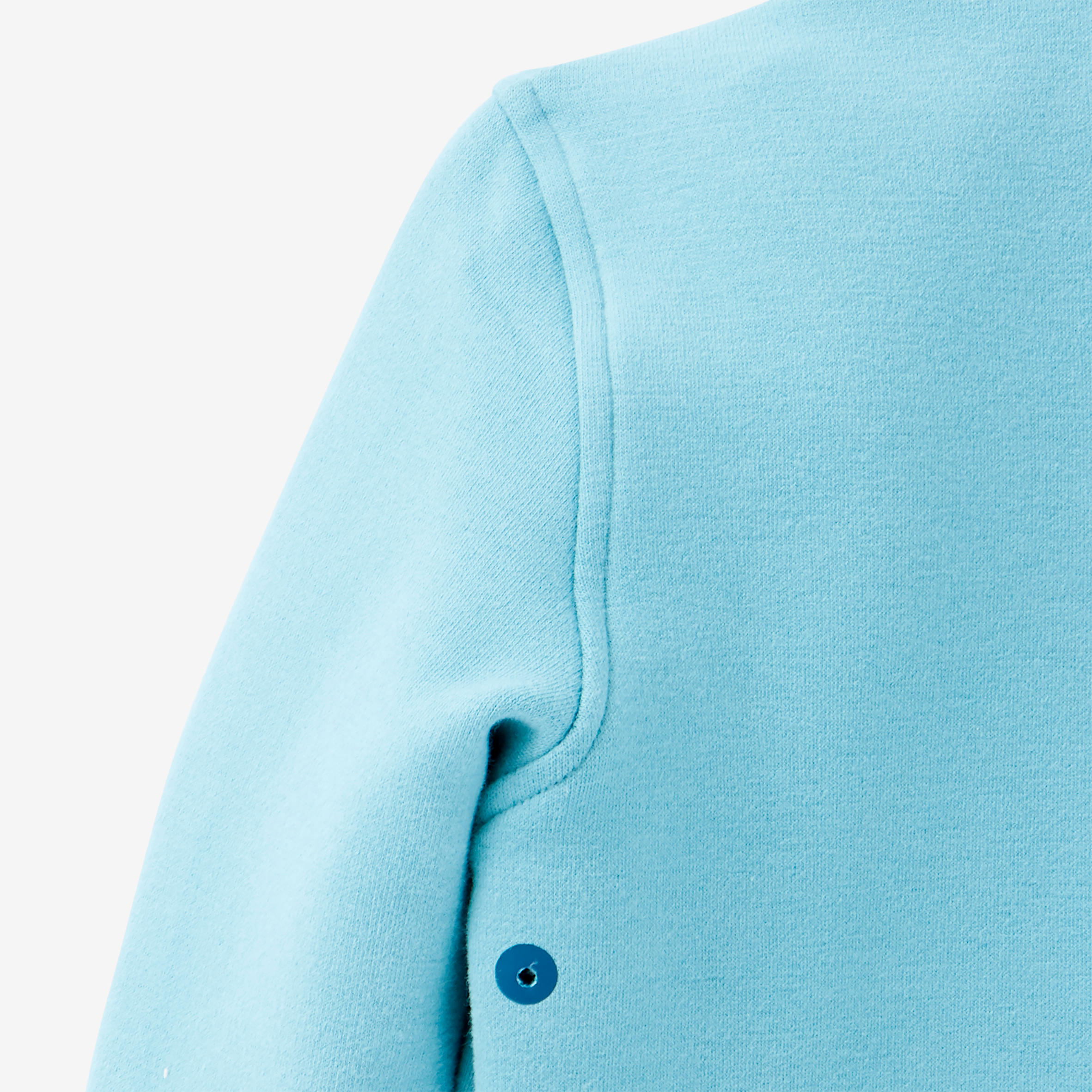 Girls' and Boys' Baby Gym Jacket 500 - Turquoise 5/10