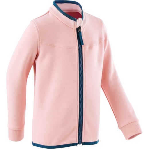 
      Girls' and Boys' Baby Gym Jacket 500 - Powder Pink
  