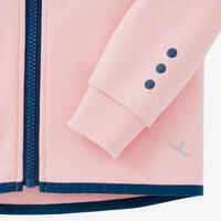 Girls' and Boys' Baby Gym Jacket 500 - Powder Pink