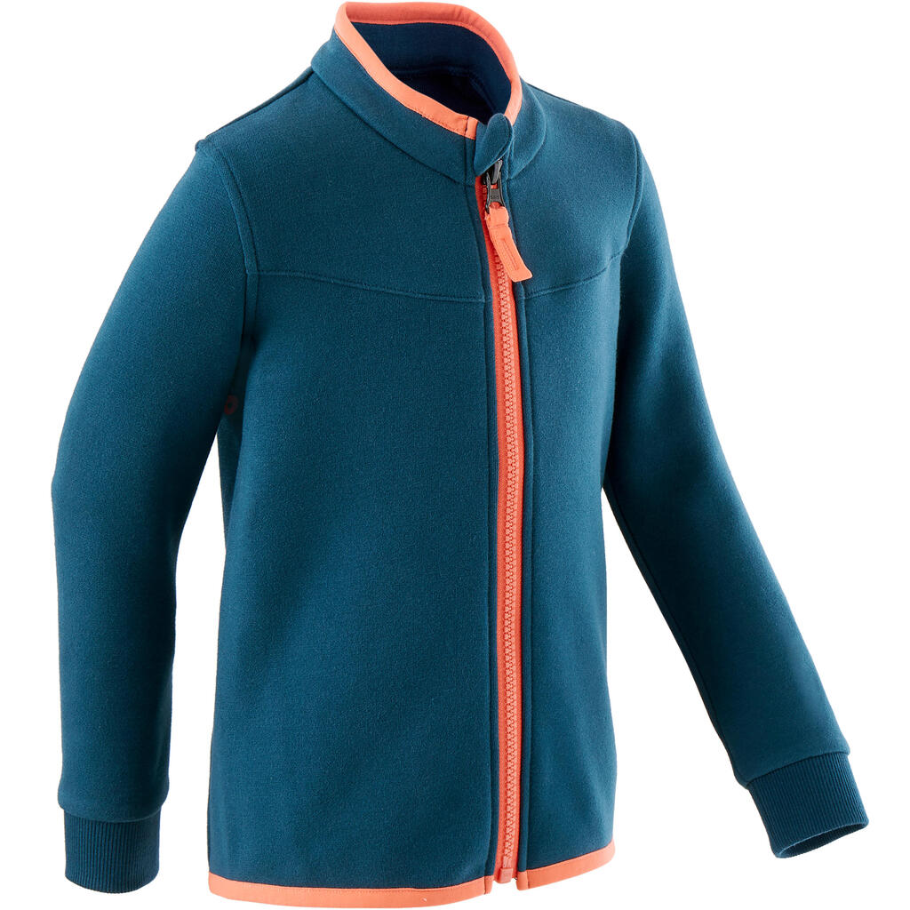 Trainingsjacke 500 Babyturnen marineblau