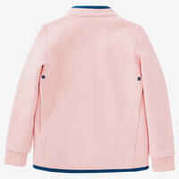 Girls' and Boys' Baby Gym Jacket 500 - Powder Pink