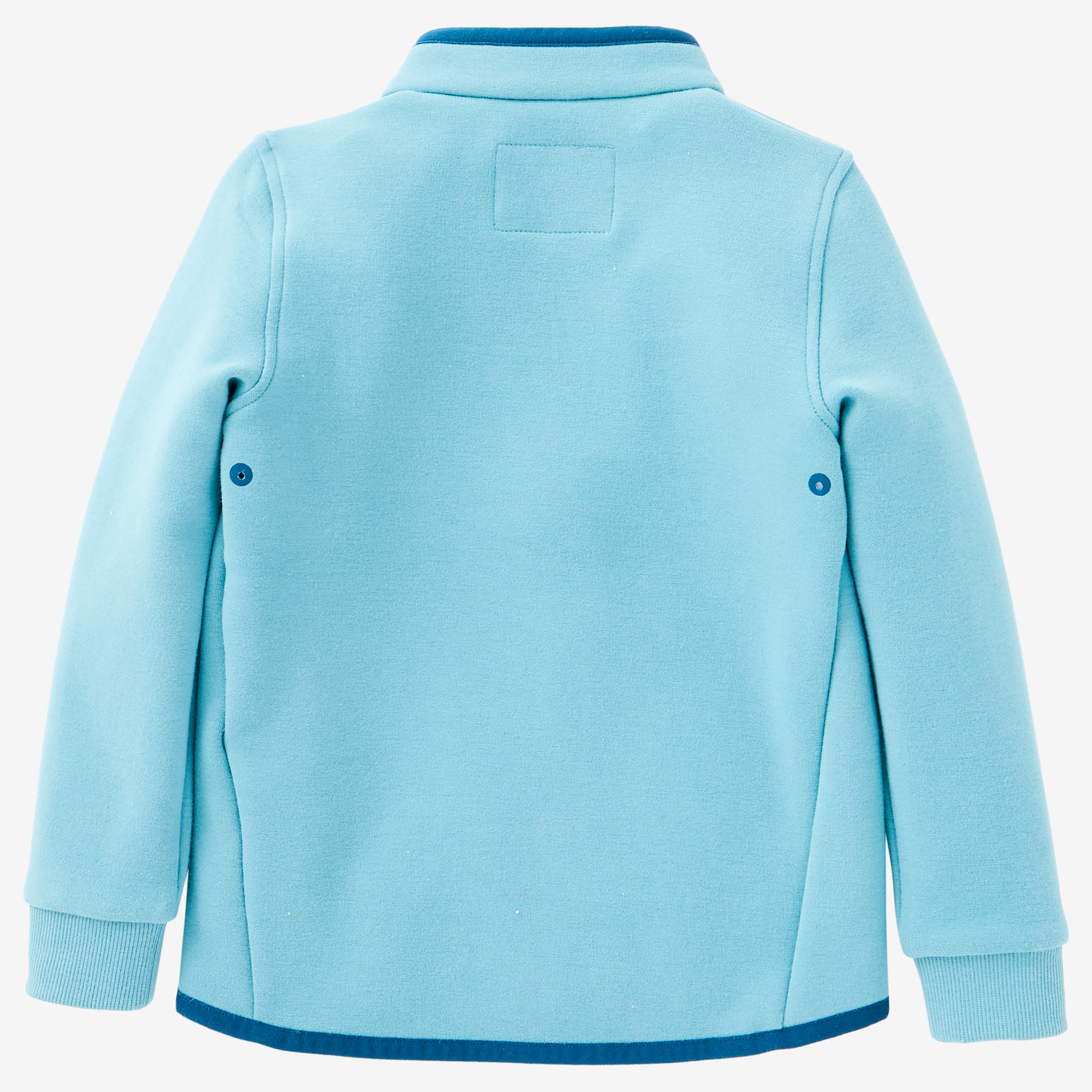 Girls' and Boys' Baby Gym Jacket 500 - Turquoise 3/10