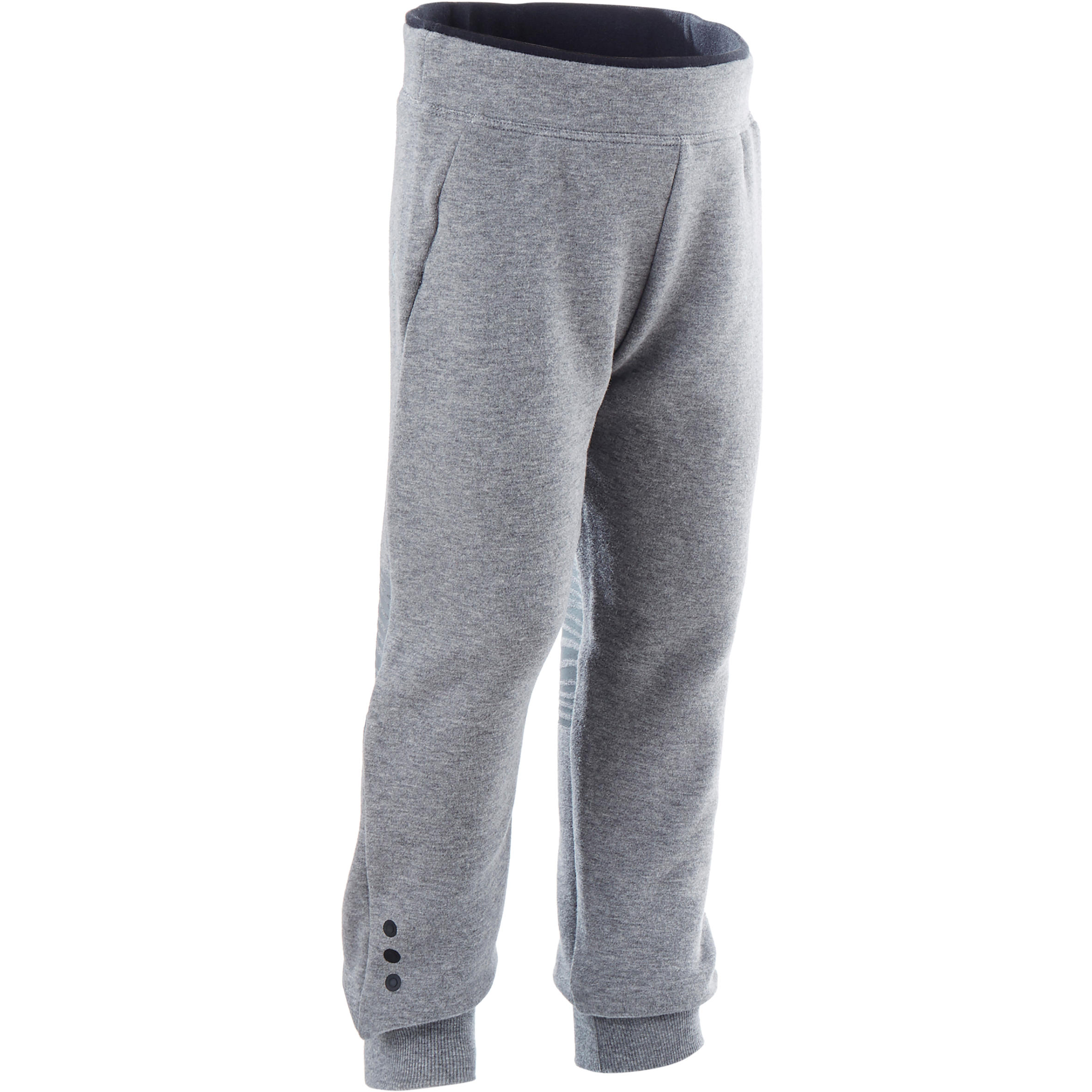 Kids' Baby Gym Breathable Slim-Fit Jogging Bottoms - Grey 1/4