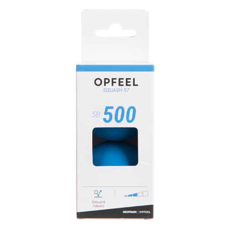 Pelota de squash57 - Opfeel Sb500 azul