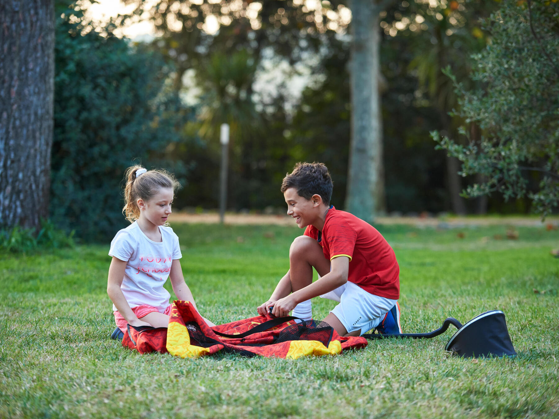 Football at home for children 