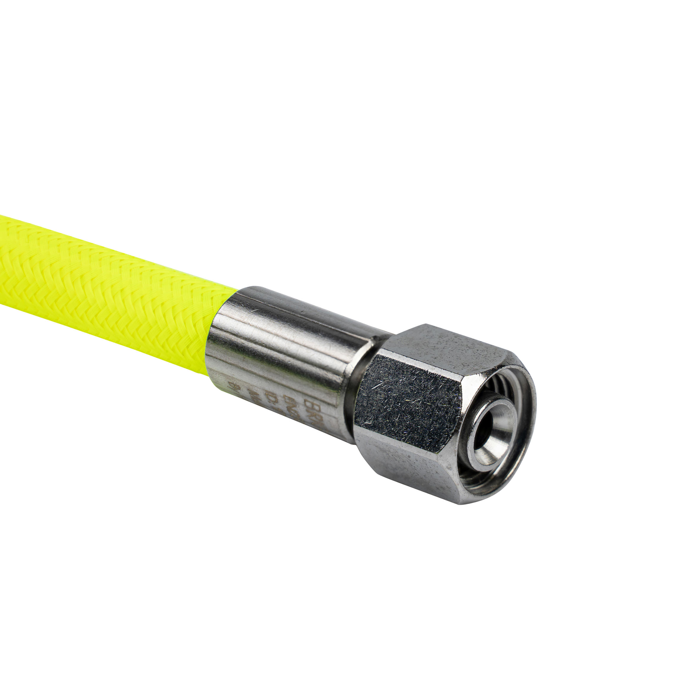 Flexible mp octopus de plongée sous-marine hyperflex tressé jaune fluo 100 cm 3/5