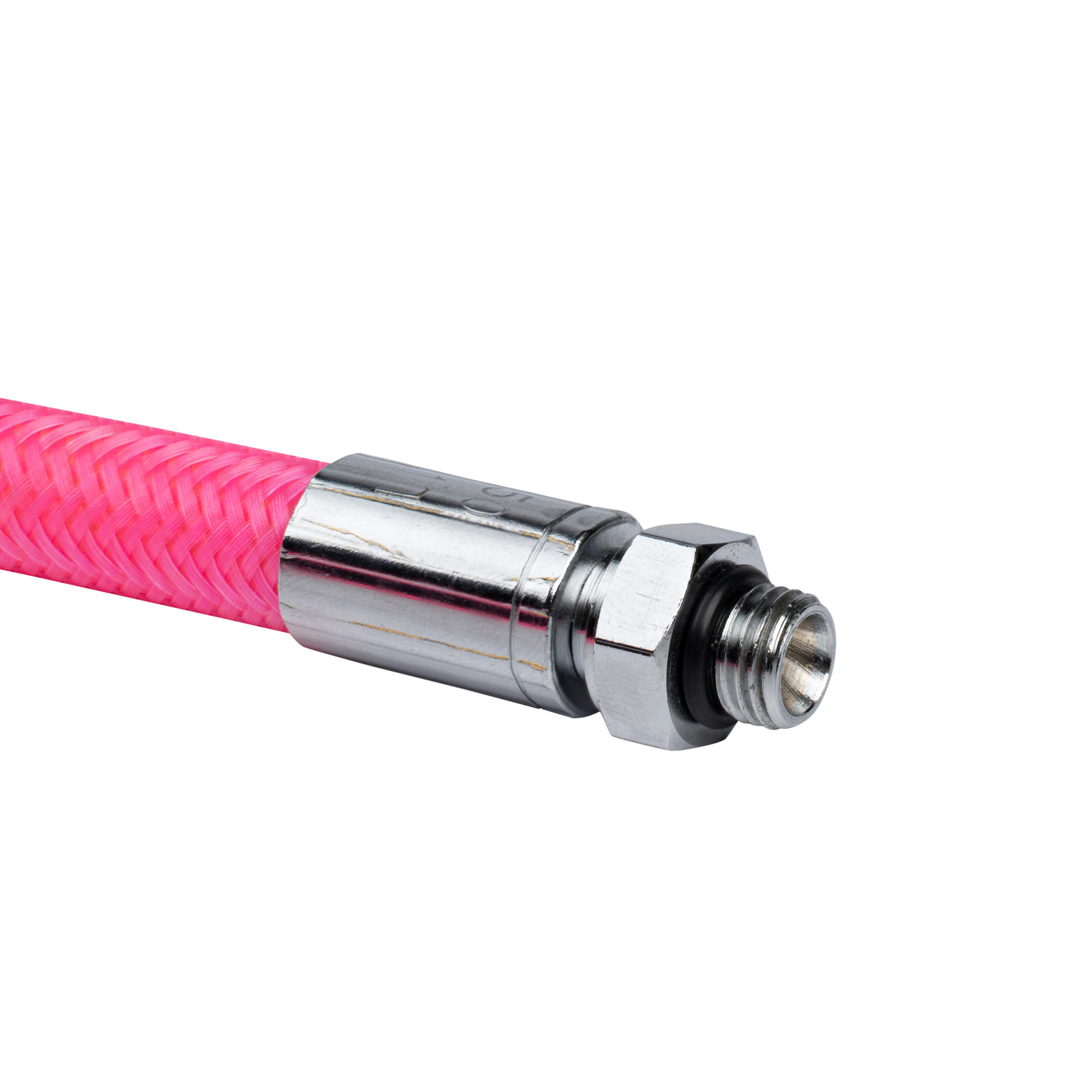 Scuba Diving Regulator Braided MP Hose Hyperflex - Neon Pink 66 cm 5/6