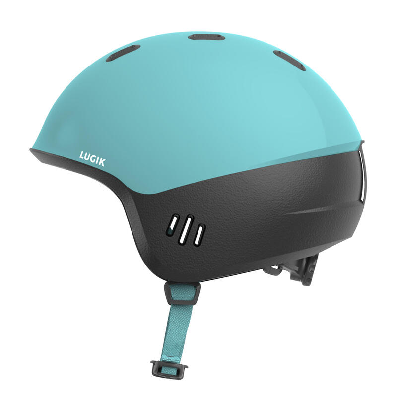 Casque ski enfant de 12 à 36 mois ( XXS : 44 - 49 cm ) 2 en 1 turquoise