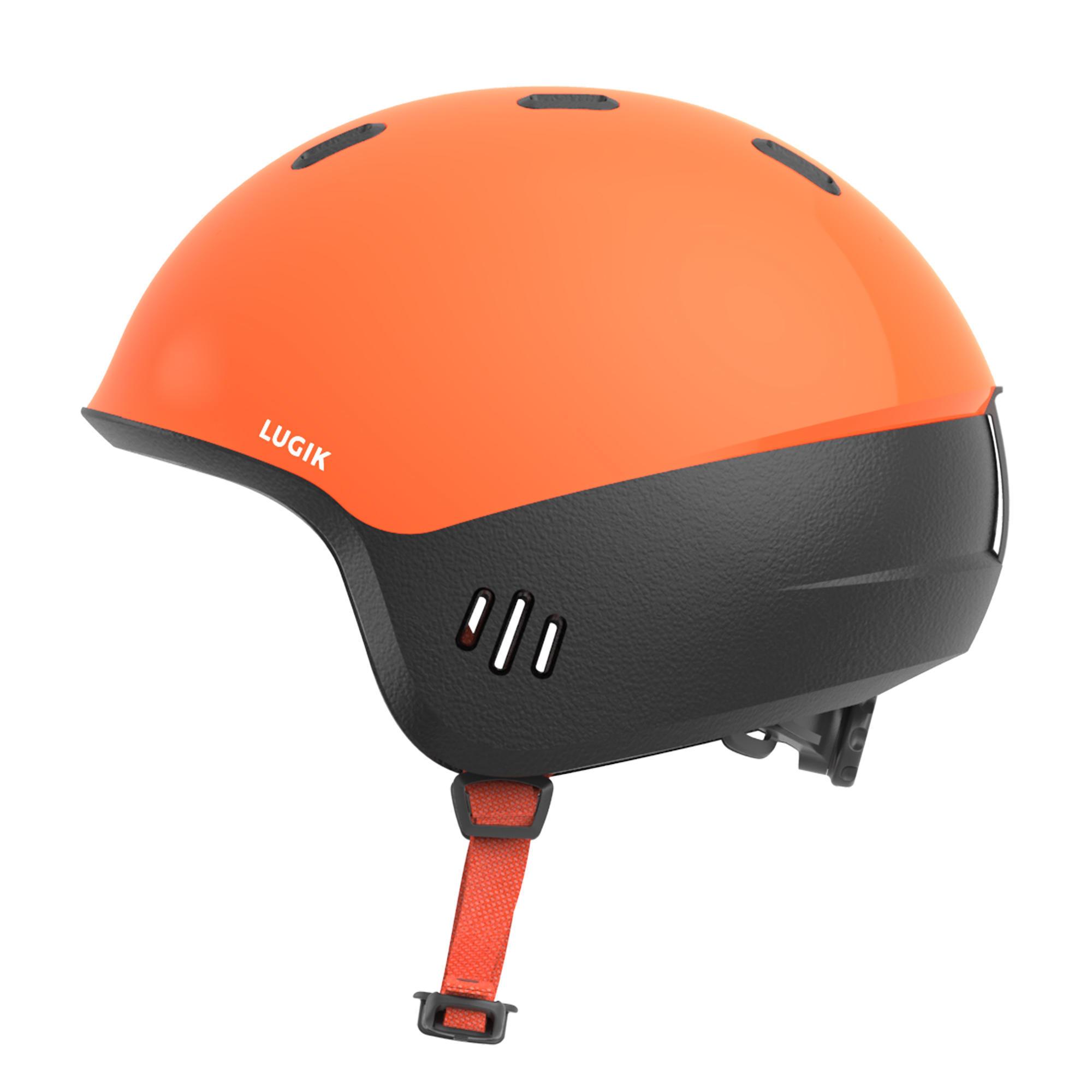 Casco da sci per bambini da 12 a 36 mesi ( XXS : 44 - 49 cm ) 2 in 1 arancione