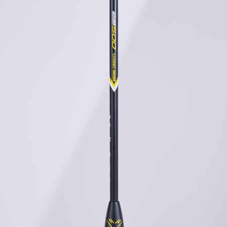 ADULT BADMINTON RACKET BR 500 BLACK YELLOW