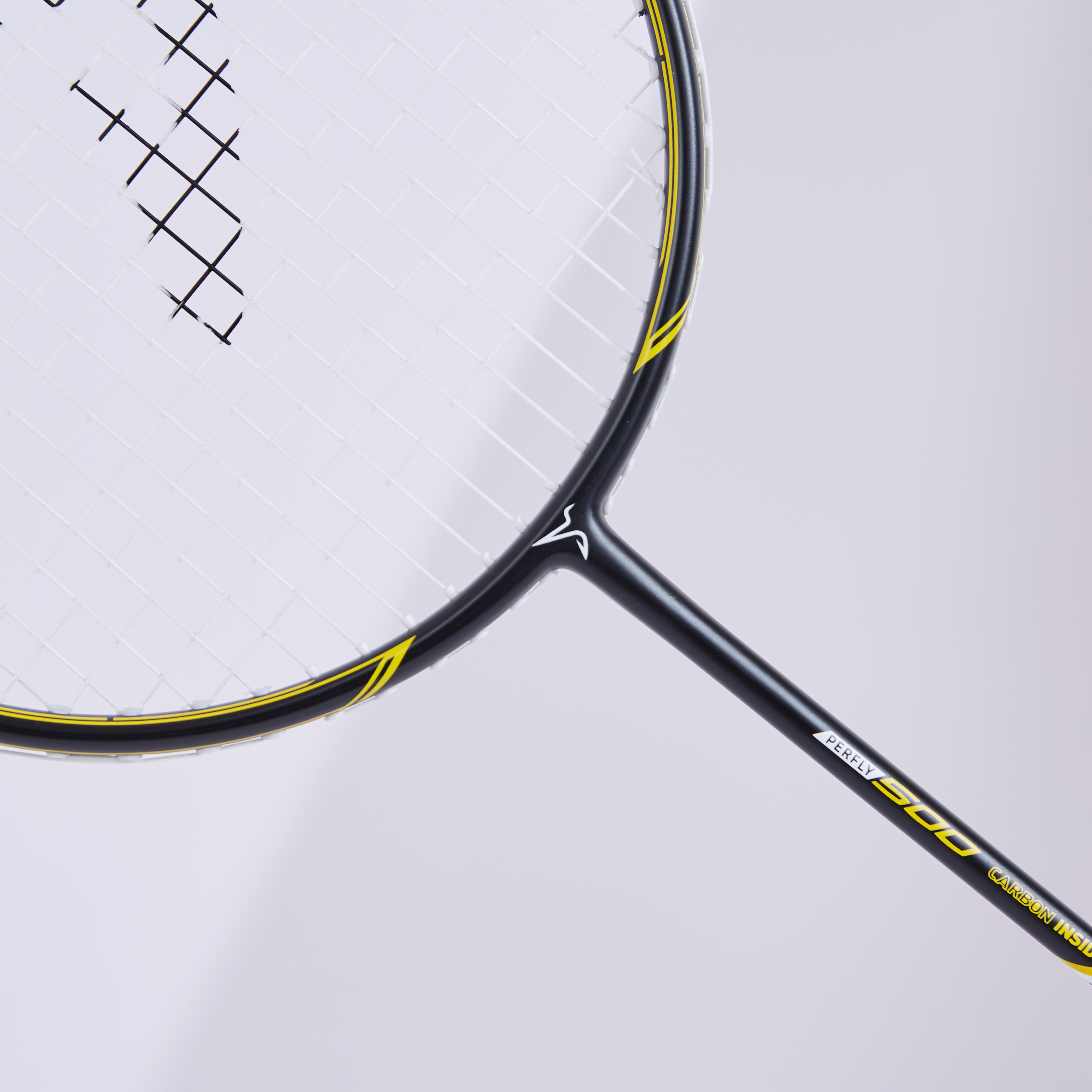 Badminton Racket - BR 500 Black/Yellow - KUIKMA