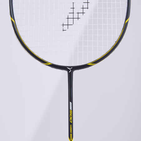 Raqueta Bádminton Perfly BR 500 Adulto Negro/Amarillo