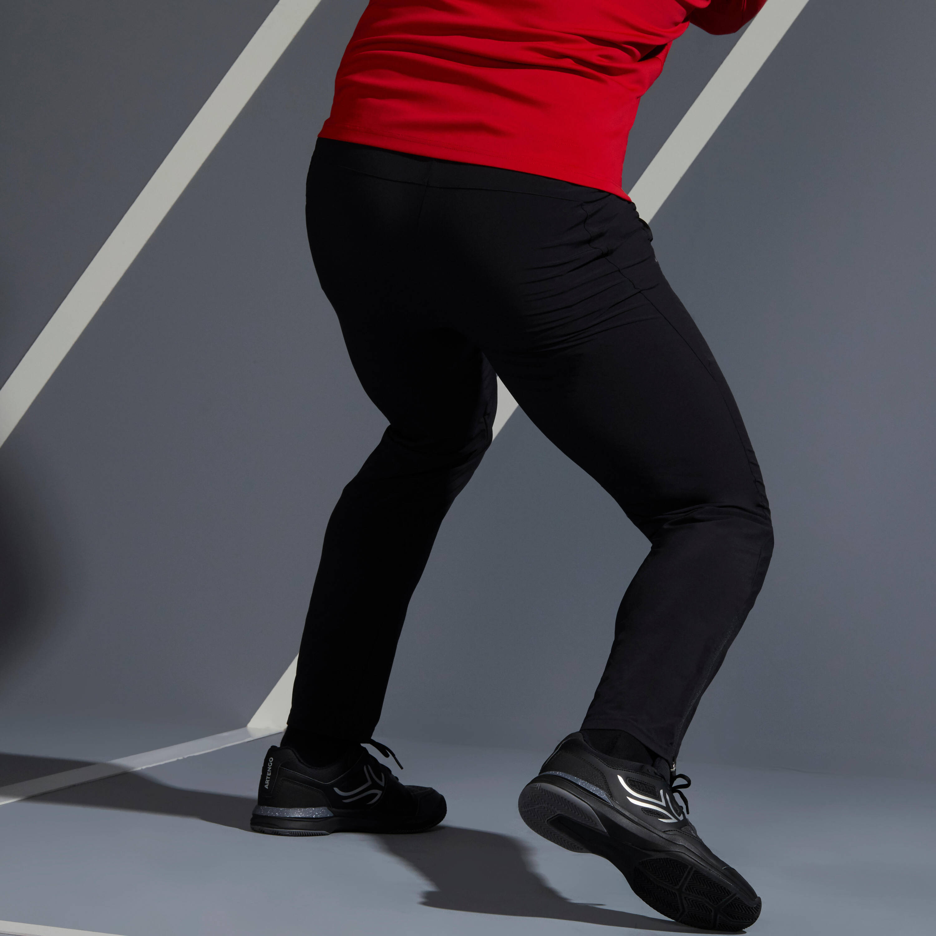 Men Tennis Pant Dry 500 Black -  5