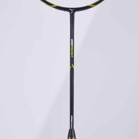 ADULT BADMINTON RACKET BR 500 BLACK YELLOW