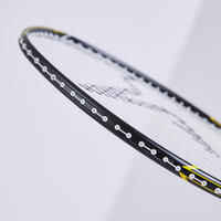 ADULT BADMINTON RACKET BR 500 BLACK YELLOW