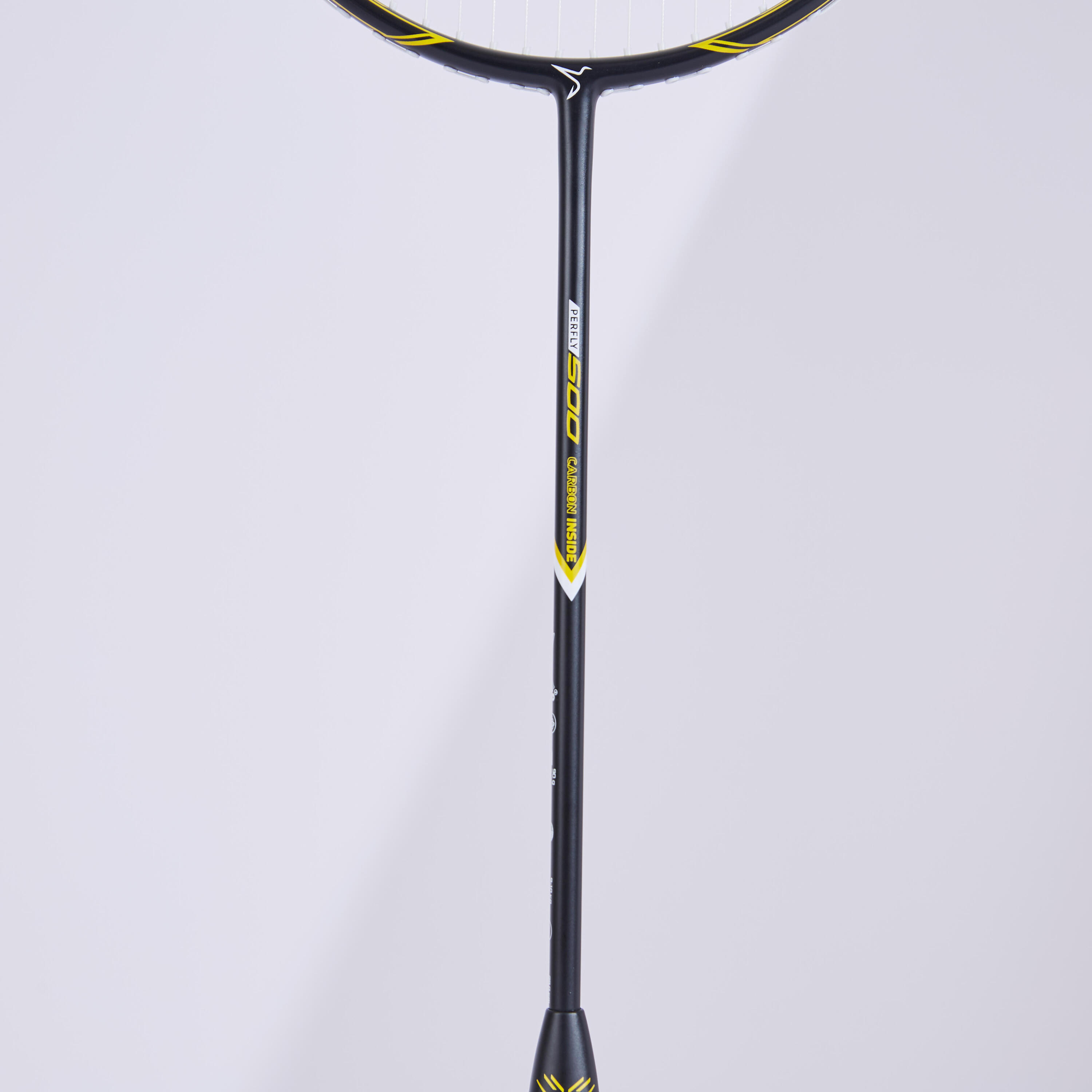 ADULT BADMINTON RACKET BR 500 BLACK YELLOW 27/36