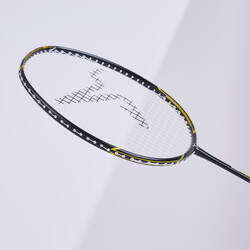 ADULT BADMINTON RACKET BR 500 BLACK YELLOW