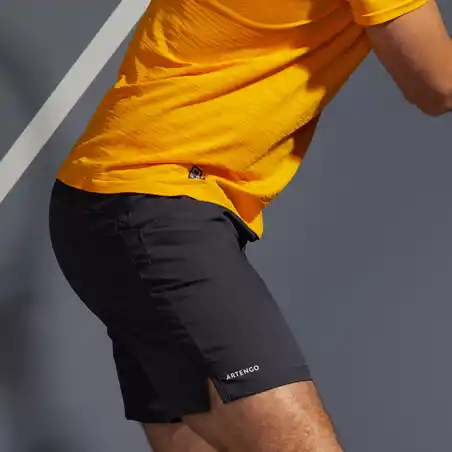 Men's Dry Tennis Shorts TSH 500 - Grey