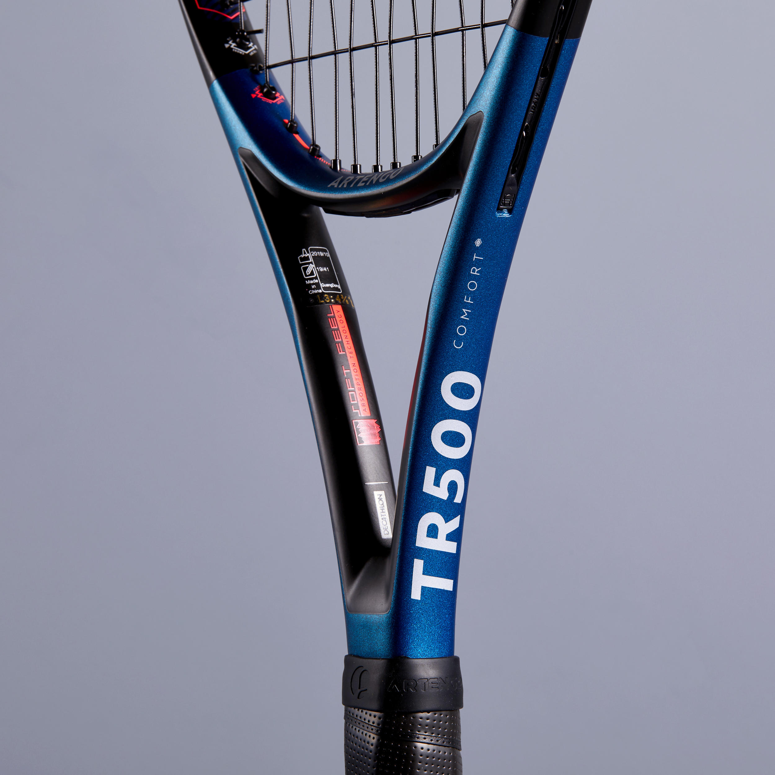 Racchetta tennis adulto TR500 blu 12/12