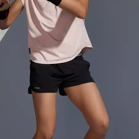 Girls' Tennis Shorts TSH500 - Black