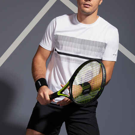 Tennis-T-Shirt TTS100 Herren weiss