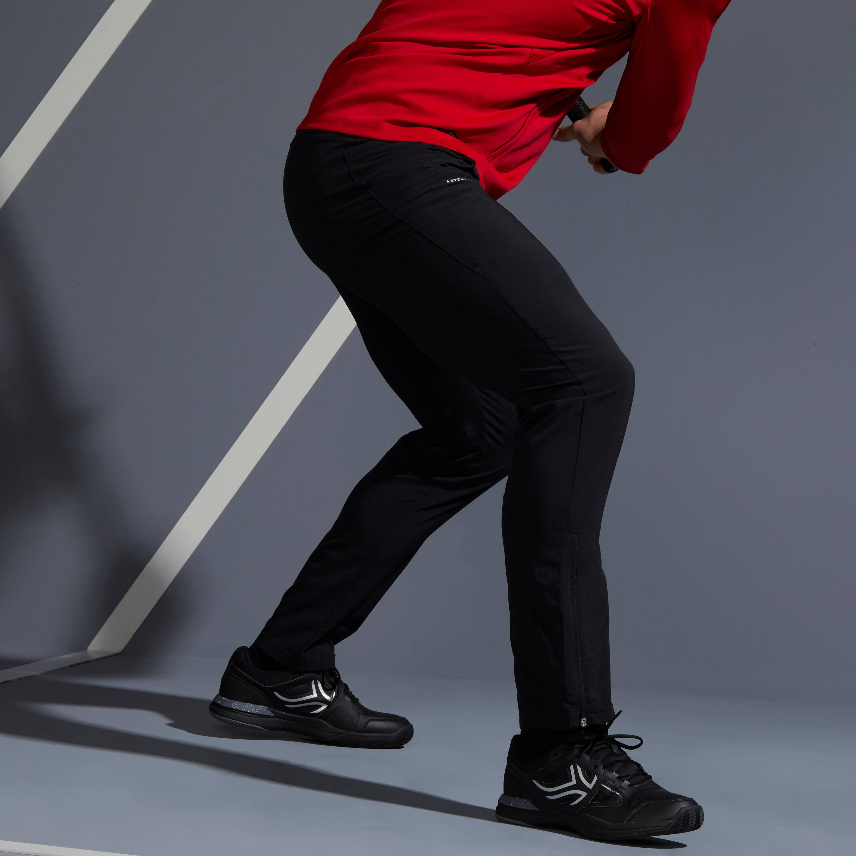 Men Tennis Pant Dry 500 Black -  4