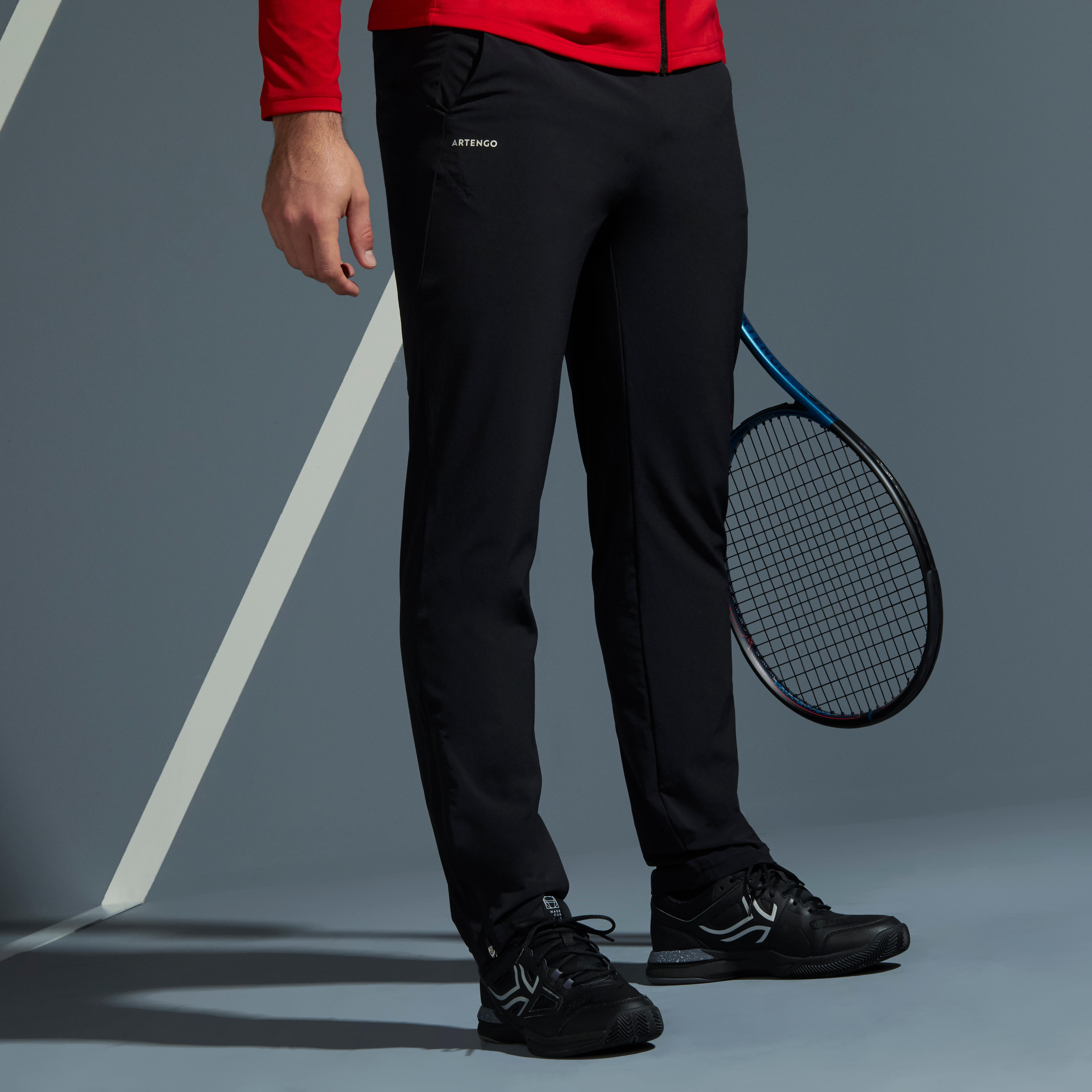 Pantaloni tennis uomo TPA 500 neri ARTENGO | DECATHLON